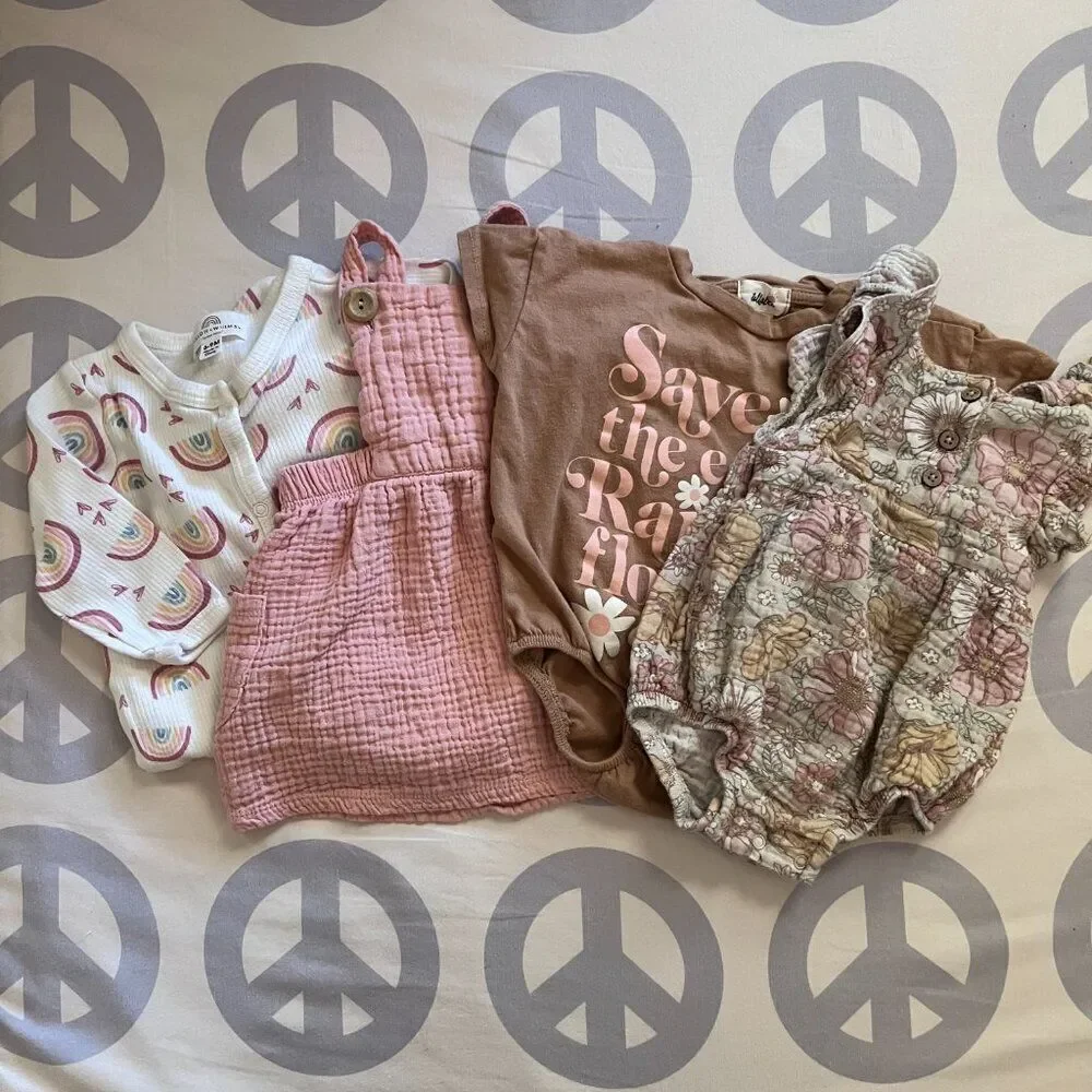 Tullabee, Rabbit + Bear Girls 6-9 month bundle